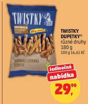 TWISTKY DUPETKY různé druhy, 180 g 