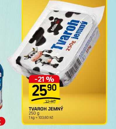 TVAROH JEMNÝ 250 g
