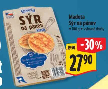 Madeta Sýr na pánev, 100 g