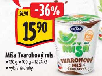 Míša Tvarohový mls, 130 g