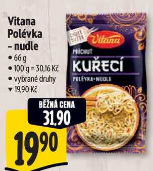 Vitana Polévka - nudle, 66 g