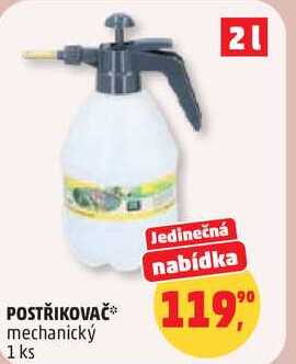 POSTŘIKOVAČ mechanický, 1 ks 