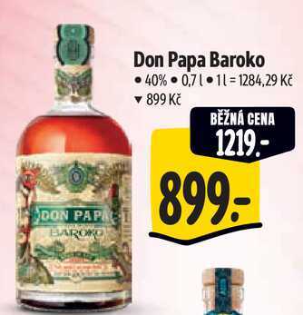Don Papa Baroko, 0,7 l