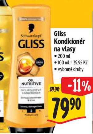 Gliss Kondicionér na vlasy, 200 ml 