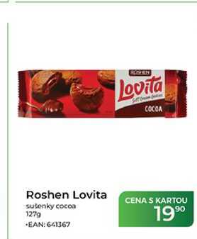Roshen Lovita sušenky cocoa 127 g