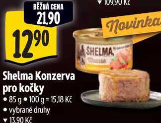 Shelma Konzerva pro kočky, 85 g