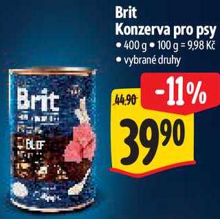 Brit Konzerva pro psy, 400 g
