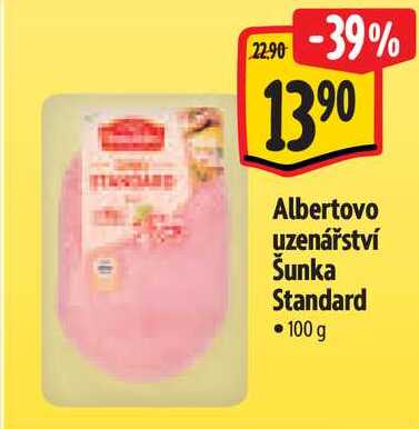 Albertovo uzenářství Sunka Standard, 100 g