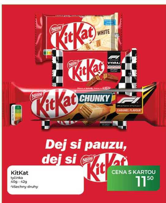 KitKat tyčinka 40g-42g 