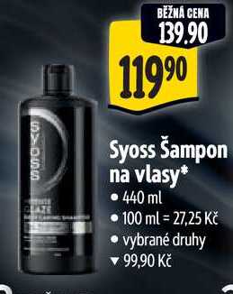Syoss Šampon na vlasy, 440 ml