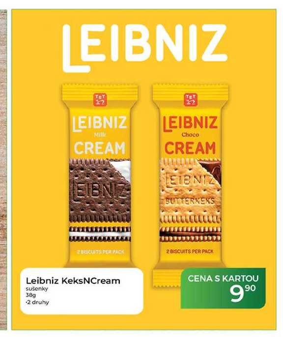 Leibniz KeksNCream sušenky 38g  v akci