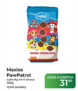 Maxies PawPatrol sušenky mini choco 100g 