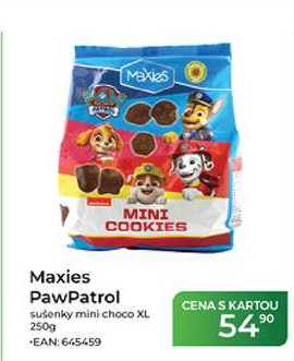 Maxies PawPatrol sušenky mini choco XL 250g 
