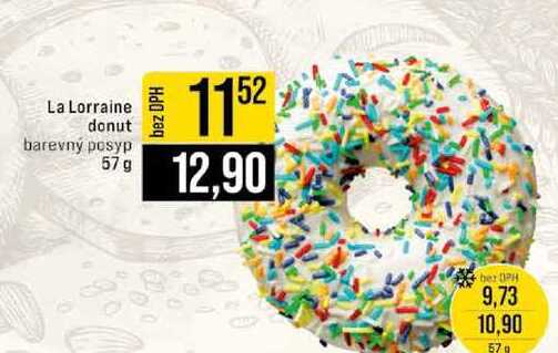 La Lorraine donut barevný posyp 57 g 
