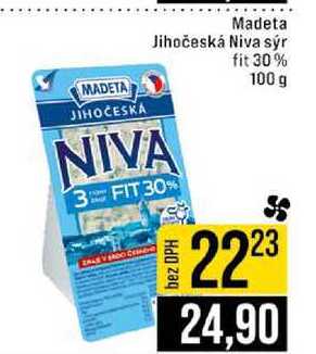 Madeta Jihočeská Niva sýr fit 30% 100 g