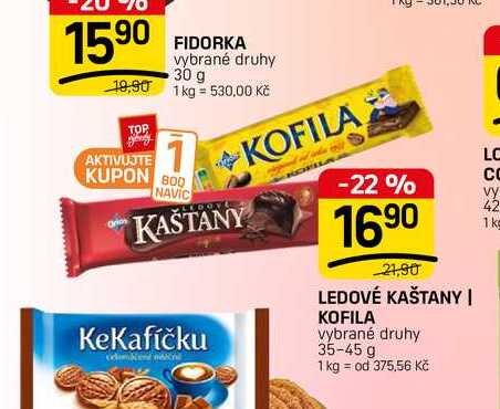 LEDOVÉ KAŠTANY | KOFILA vybrané druhy 35-45 g 