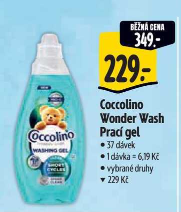 Coccolino Wonder Wash Prací gel 37 dávek