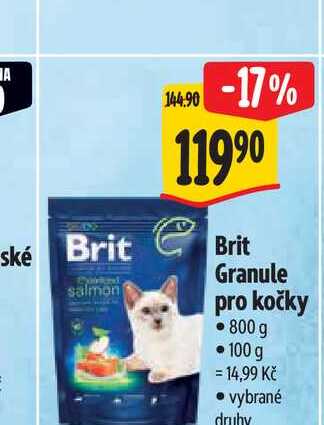 Brit Granule pro kočky 800 g