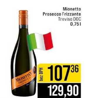 Mionetto Prosecco Frizzante Treviso DOC 0,75l