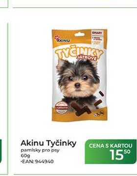 Akinu Tyčinky pamlsky pro psy 60 g