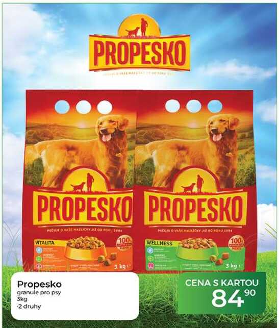 Propesko granule pro psy 3kg 