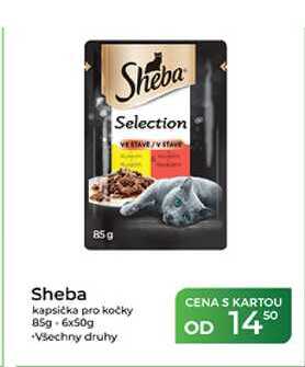 Sheba kapsička pro kočky 85g 6x50g