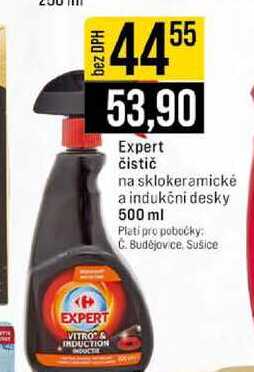 Expert čistič na sklokeramické a indukční desky 500 ml