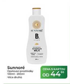 Sunnoré Opalovaci prostředky 100ml - 200ml  