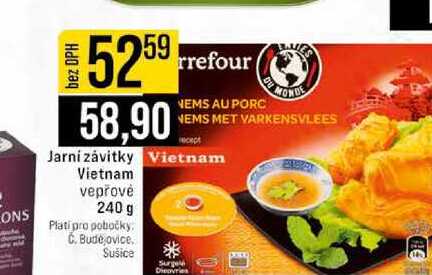 Jarní závitky Vietnam vepřové 240 g