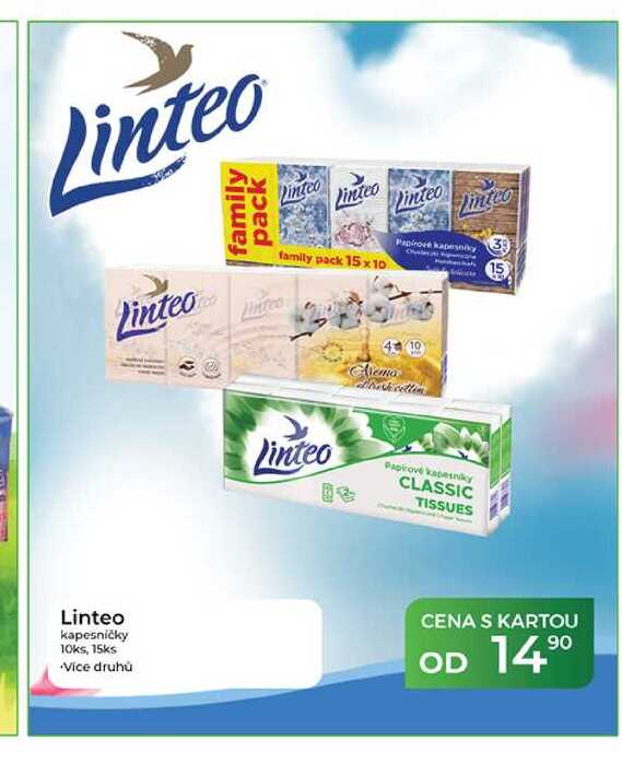 Linteo kapesničky 10ks, 15ks  