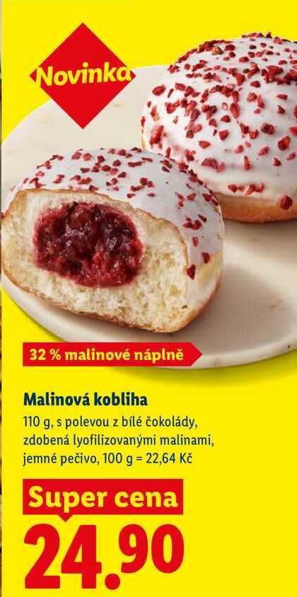 Malinová kobliha, 110 g 