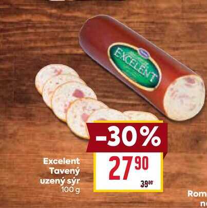 Excelent Tavený uzený sýr 100 g 