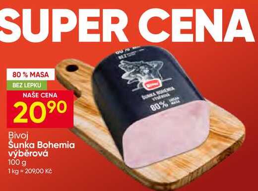 Bivoj Šunka Bohemia výběrová 100 g 