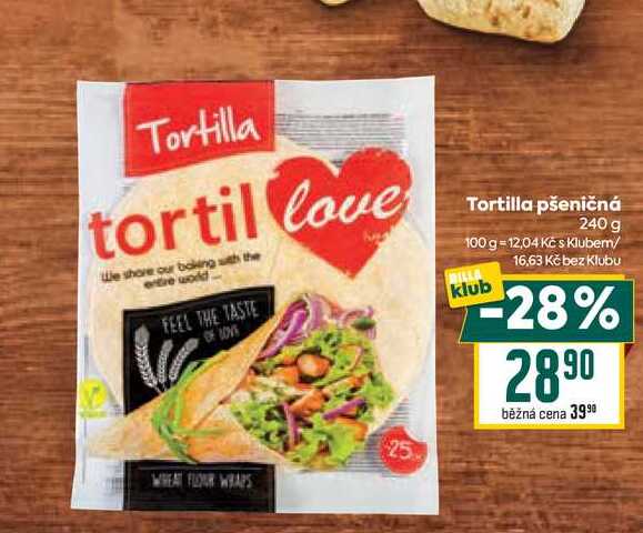 Tortilla pšeničná 240 g 