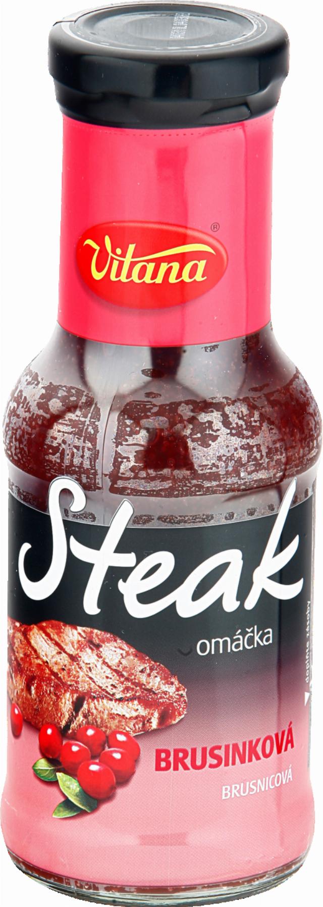 Vitana Steaková omáčka brusinková
