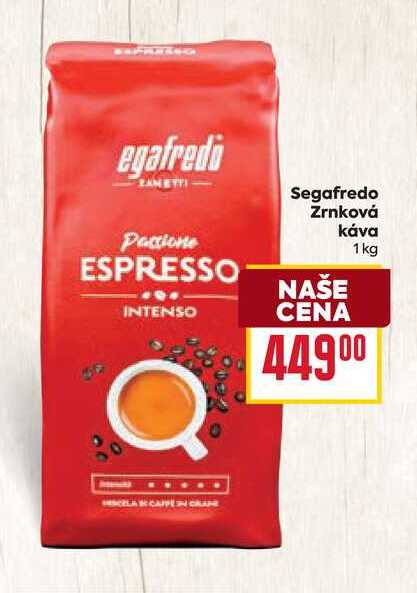 Segafredo Zrnková Κάνα 1 kg