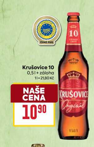 Krušovice 10 0,5l