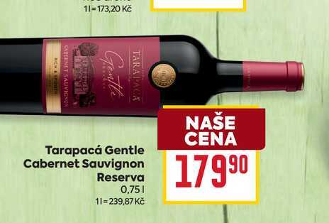 Tarapacá Gentle Cabernet Sauvignon Reserva 0,75l