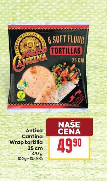 Antica Cantina Wrap tortilla 25 cm 370 g