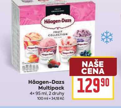 Häagen-Dazs Multipack 4x 95 ml
