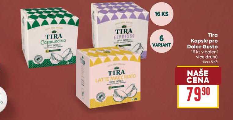 Tira Kapsle pro Dolce Gusto 16 ks 