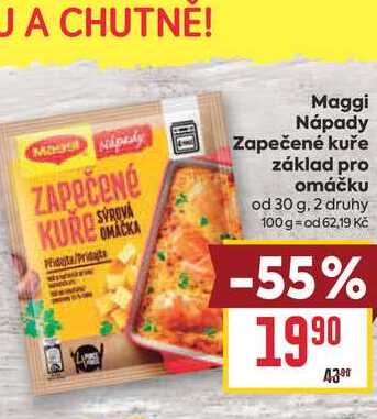 Maggi Nápady Zapečené kuře základ pro omáčku od 30 g