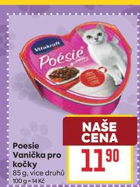 Poesie Vanička pro kočky 85 g