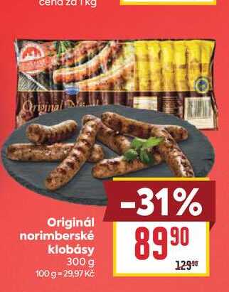 Originál norimberské klobásy 300 g
