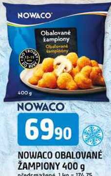 NOWACO OBALOVANÉ ŽAMPIONY 400 g