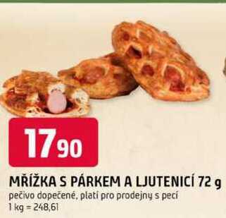 MŘÍŽKA S PÁRKEM A LJUTENICÍ 72 g 