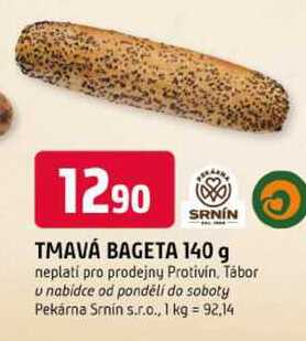 SRNIN TMAVÁ BAGETA 140 g 