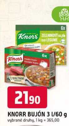 KNORR BUJÓN 3 l/60 g 