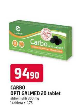 CARBO OPTI GALMED 20 tablet