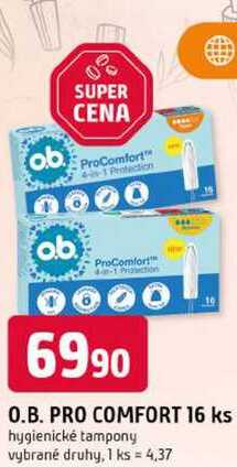 O.B. PRO COMFORT 16 ks 